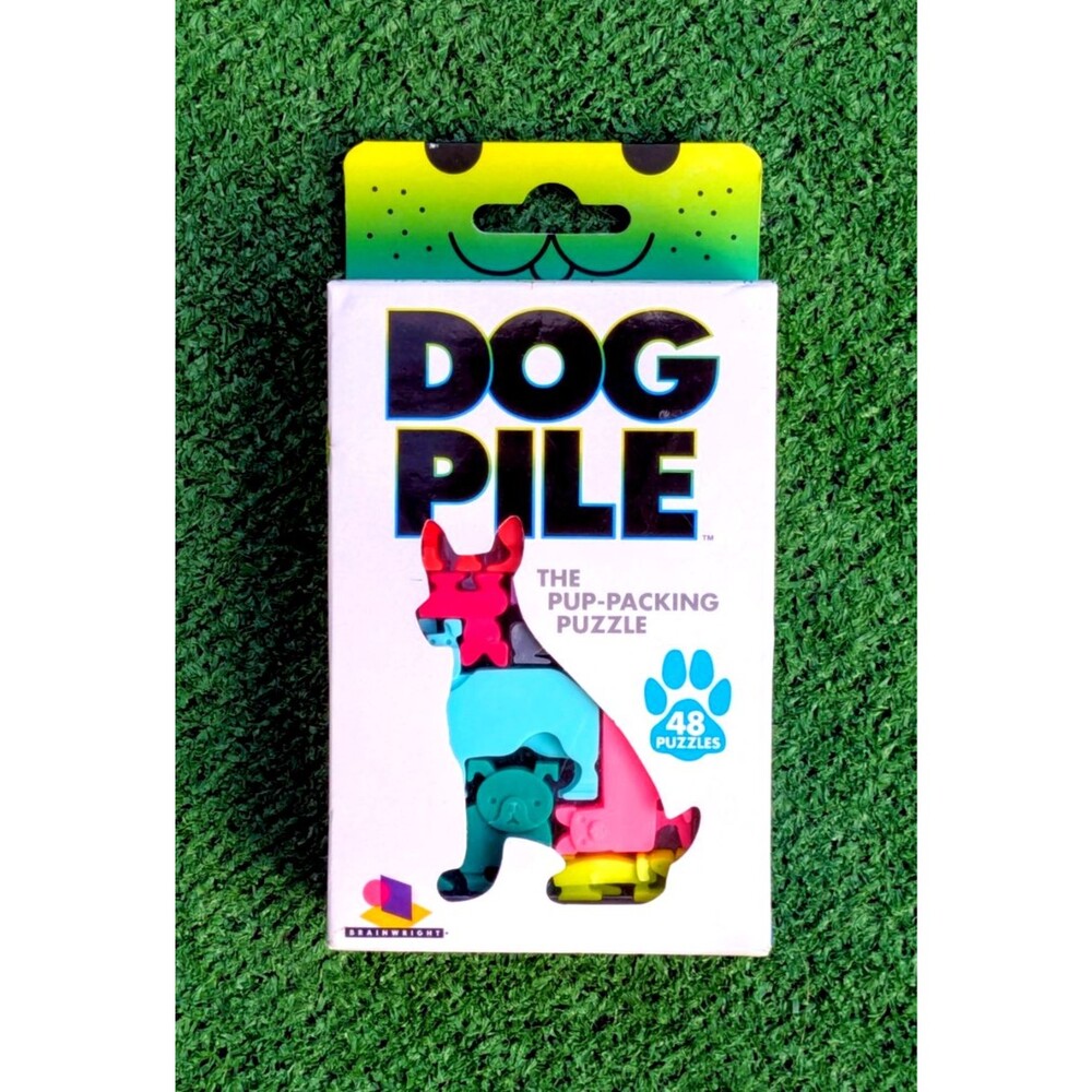 Dog Pile Game The Pup Packing Puzzle 48 Pieces Brainwright Toy Pack NIB